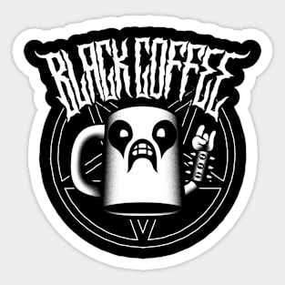 black coffee Sticker